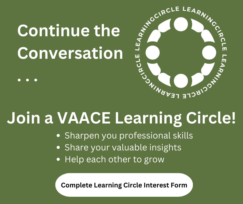 VAACE learning circle